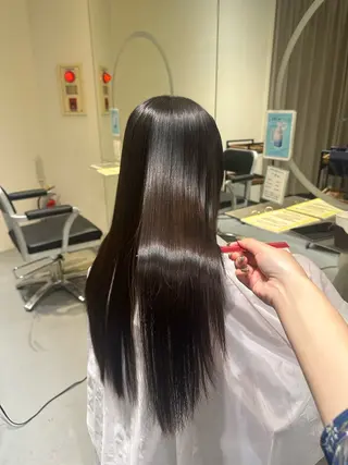ロング こすげ あさみのヘアスタイル
