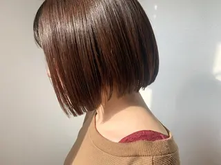 ミディアム カラー 【Uneユヌ】菊地 春那のヘアスタイル