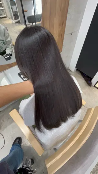 セミロング 透明感カラー/ ブリーチ/💓パタオのヘアスタイル