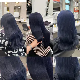 ロング 寒色＆ブリーチ特化 寒色MiOのヘアスタイル