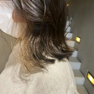 ミディアム カラー INORI /フェイスレイヤーのヘアスタイル