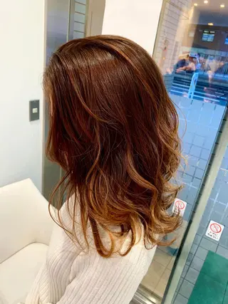 ミディアム カラー N° jillva ♦️川端裕司♦️のヘアスタイル