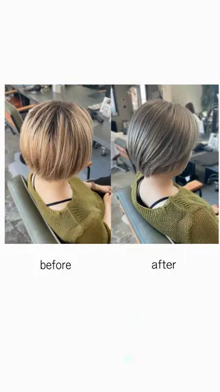 カラー nico麻生 加賀谷 すみれのヘアスタイル