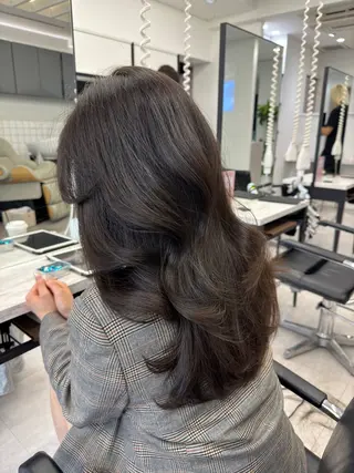 ロング 映える顔まわり/前髪 特化 💗 ユキマのヘアスタイル