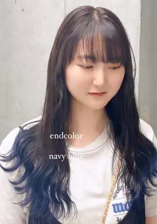 ロング カラー ヘアアレンジ ねいるとあいの店キュプレ橘通店所属・harua キュプレ/アイリストのマツエク・マツパデザイン