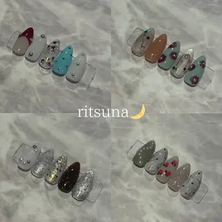 ネイル ritsuna🌙 nail堺筋本町のネイルデザイン