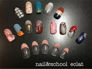 ネイル センター南 eclatのネイルデザイン