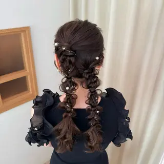 ロング ヘアアレンジ 褒められヘアメイク /‎ボブ女子🐶みおのその他イメージ