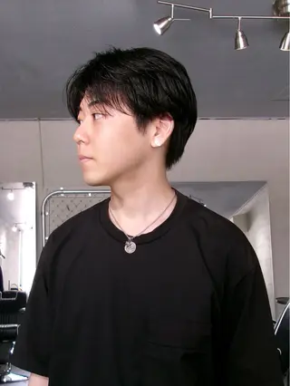 ショート garage.所属・吉田 慎冴/メンズパーマのヘアスタイル