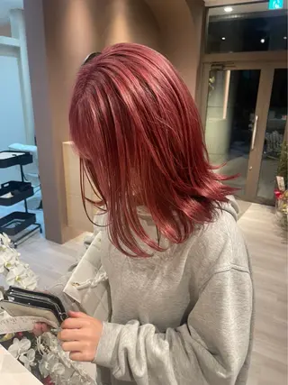 ミディアム カラー 岐阜/各務原 スタイリスト🎀のヘアスタイル