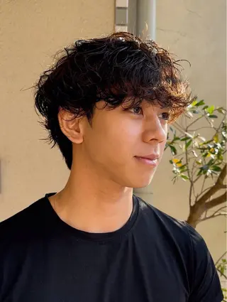 パーマ メンズ 年間2000名担当◎ パーマ職人/仲原佑樹のヘアスタイル