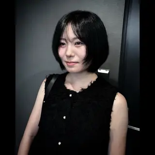 ショート 彩名/透明感カラー/ ボブ/レイヤーカットのヘアスタイル