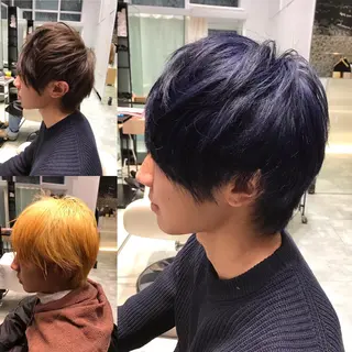ショート カラー ヘアアレンジ メンズ Re:ta KANZOのヘアスタイル