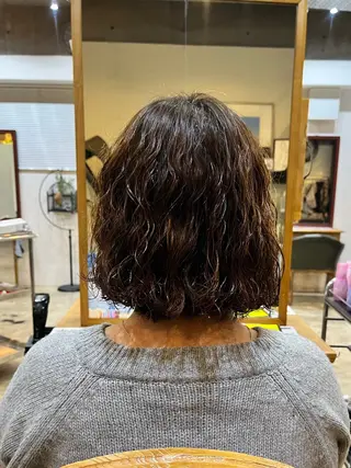 パーマ 松原 樹里のヘアスタイル