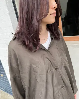 ミディアム カラー Selva所属・林 晃輔のヘアスタイル