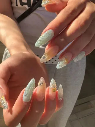 ネイル MITSUKI🪡 海外/個性派/ロングのネイルデザイン