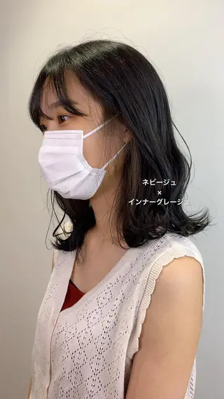 ミディアム カラー SALOWIN神戸三宮店所属・【美髪を叶える】中谷 彰宏（アキ)のヘアスタイル