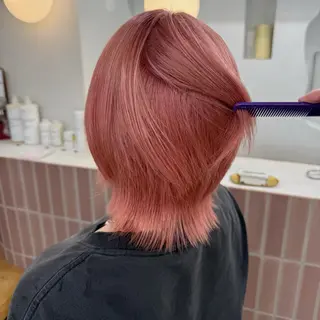 ミディアム 艶ハイトーン/ 颯一朗のヘアスタイル