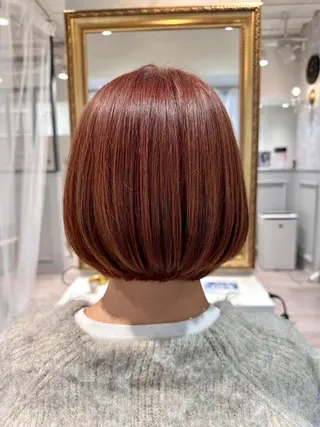 ミディアム 徳永 侑紀のヘアスタイル