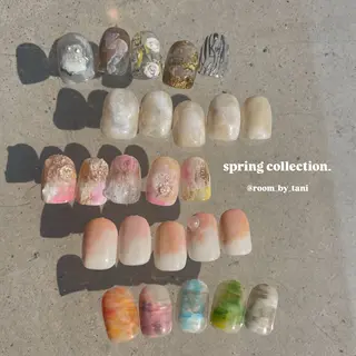 ネイル RooM tani /個性派ニュアンスのネイルデザイン