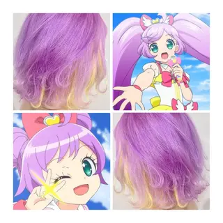 ショート カラー GARU-ガル-所属・TSUNO🦖 派手髪/オタク美容師のヘアスタイル