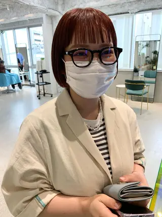 ショート カラー ANY／SUE 千葉パーマのヘアスタイル