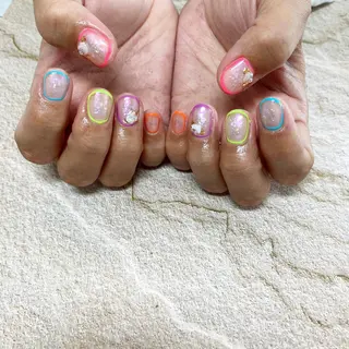 ネイル Hair salon Irie所属・與儀 知佳のネイルデザイン