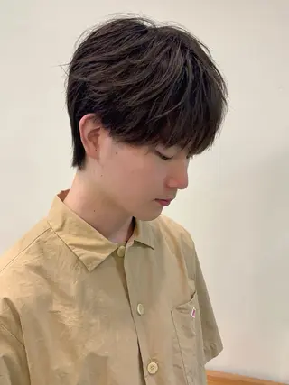 カラー パーマ メンズ 大西 れいやのヘアスタイル