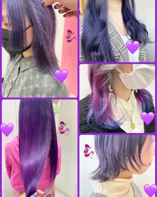 ミディアム カラー EMANON新宿東口所属・新宿駅近♡個室 ♡関口三都季🌜のヘアスタイル