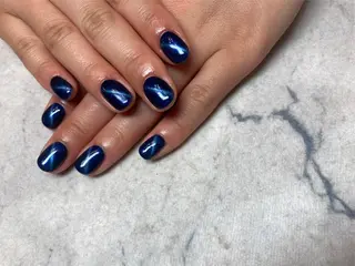 ネイル ネイルリボン 受付スタッフのネイルデザイン