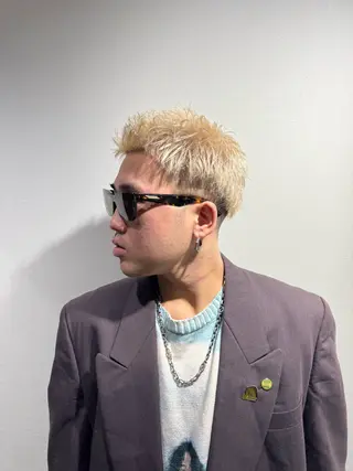 ショート カラー ヘアアレンジ メンズ 🐉リタッチの神🐉 /かずきのヘアスタイル