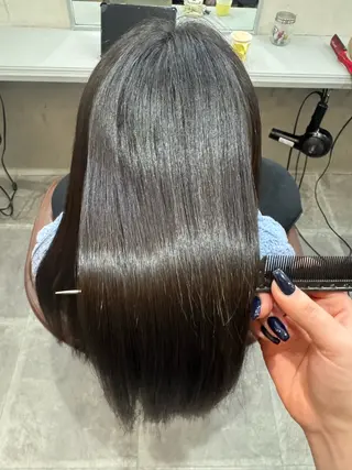 ロング 渡澤 ななみのヘアスタイル