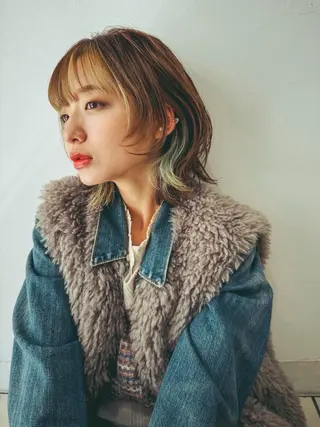 セミロング LiLy hair design所属・大西 杏依のヘアスタイル