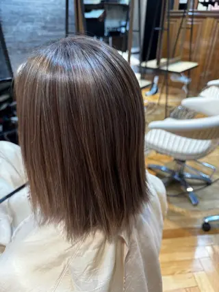 ミディアム カラー 鈴木 りんのヘアスタイル