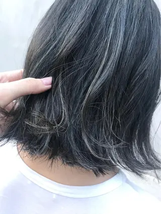 ミディアム カラー BEBE所属・ご新規様限定 透明感カラーKANAのヘアスタイル