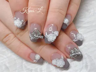 カラー ネイル 芦辺 香奈のネイルデザイン