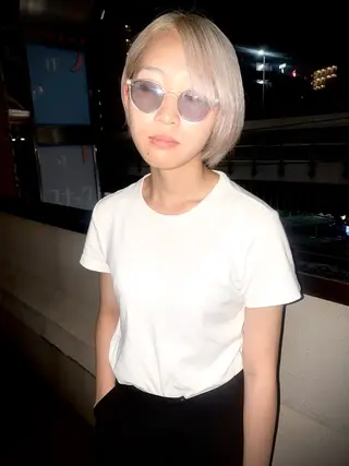 ショート habitt所属・Fu jiのヘアスタイル