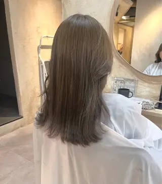 セミロング カラー 韓国系/ダブルカラー /トグチリンカのヘアスタイル