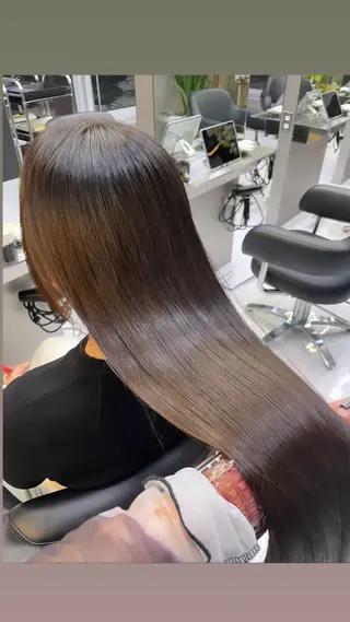 ロング 🫧バレイヤージュ/ ハイトーン/ミズキのヘアスタイル