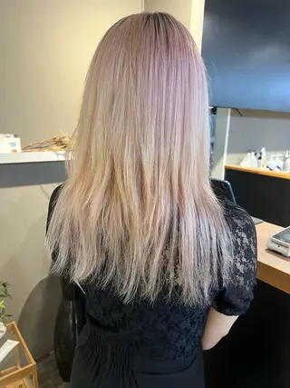 ロング カラー daiki 原宿のヘアスタイル