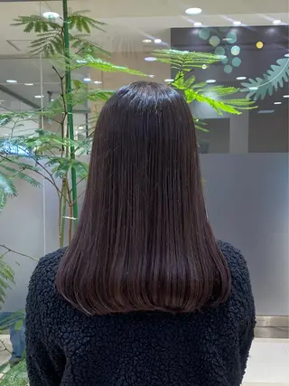 ロング 大瀧 優奈のヘアスタイル