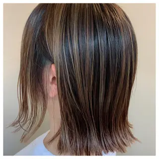 ミディアム カラー 似合わせ/ブリーチ カラー.岡田友仁のヘアスタイル