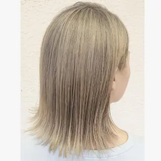 ミディアム カラー ACROあべの店所属・艶カラー/インナー /グラデ/大西小百合のヘアスタイル