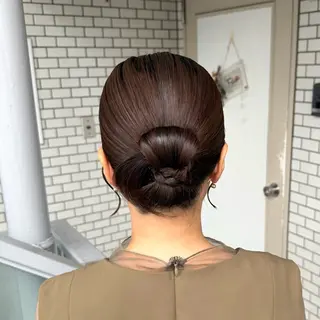 ミディアム ヘアアレンジ 褒められヘアメイク /‎ボブ女子🐶みおのその他イメージ