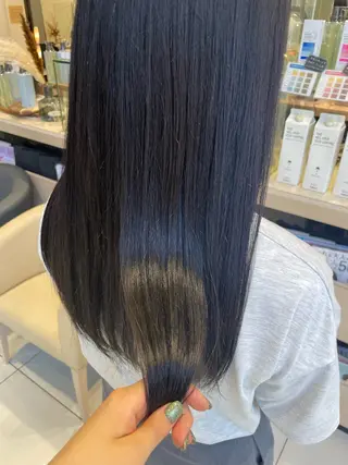 ロング カラー クロスパーマ/うる艶 カラー/Kurumiのヘアスタイル