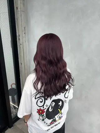 ロング カラー 暖色/ハイトーン/ カラー/HBLのヘアスタイル