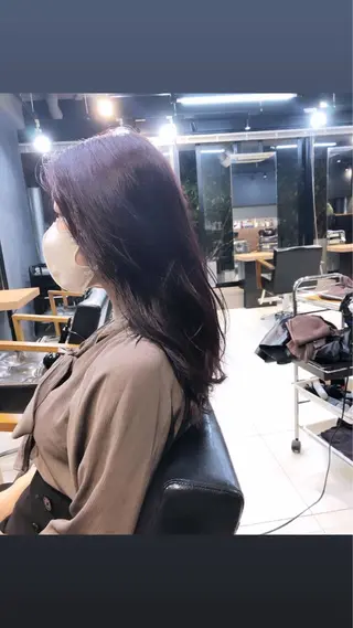 ロング カラー ヘアアレンジ ainico+所属・メンズ特化✂️栗原 侑也のヘアスタイル