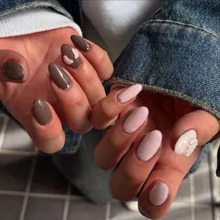 ミディアム 小川 柚香のネイルデザイン