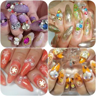 ネイル 占いができるネイルサロン「ネイルベル」所属・さいとう りなのネイルデザイン