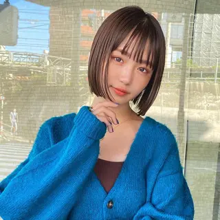 ショート カラー 似合わせ/小顔/ 韓国✨KAITOのヘアスタイル